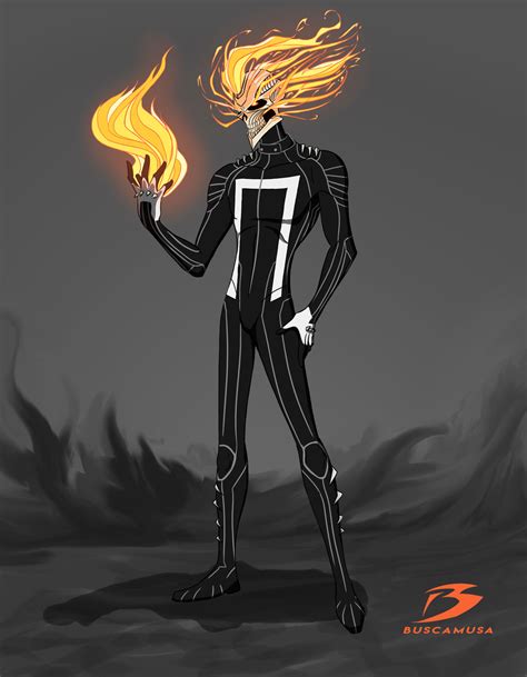 Robbie Reyes Redesign Ghost Rider By Buscamusa On Deviantart