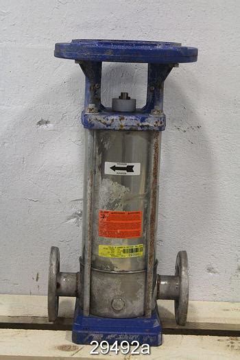 Used Goulds Ssv Gandl Series Ssv Vertical Multistage Pump 29492 For Sale At Can Am Machinery Inc