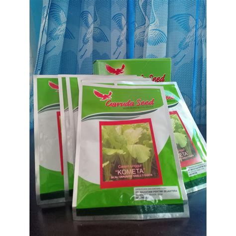 Jual Benih Bibit Sawi Caisim Unggul KOMETA 20 Gr Garuda Seed