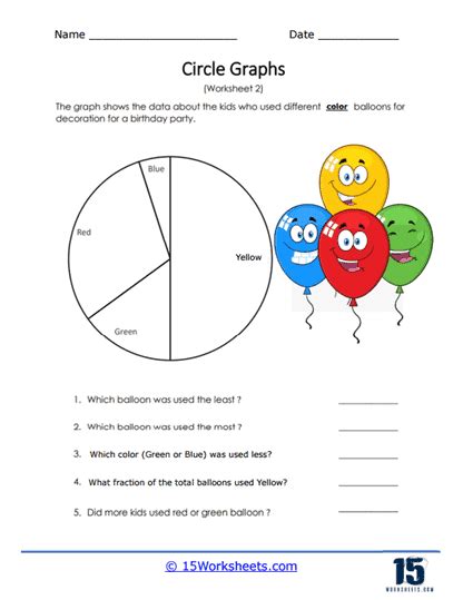 Circle Graphs Worksheets 15