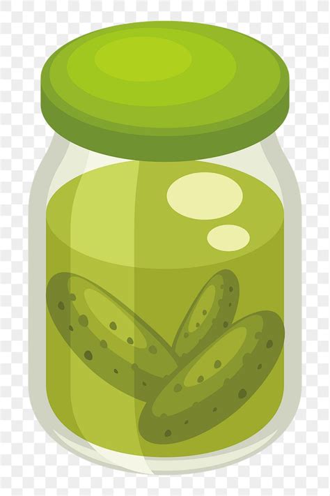 Empty Pickle Jar Clipart