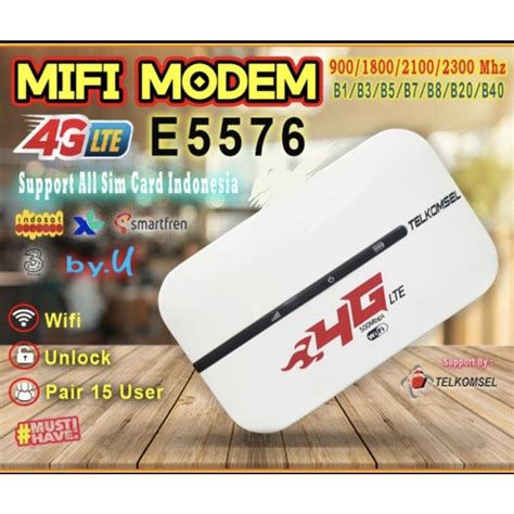 Jual Mifi Modem Wifi 4G All Operator Airtel E5576 3000mAh Shopee