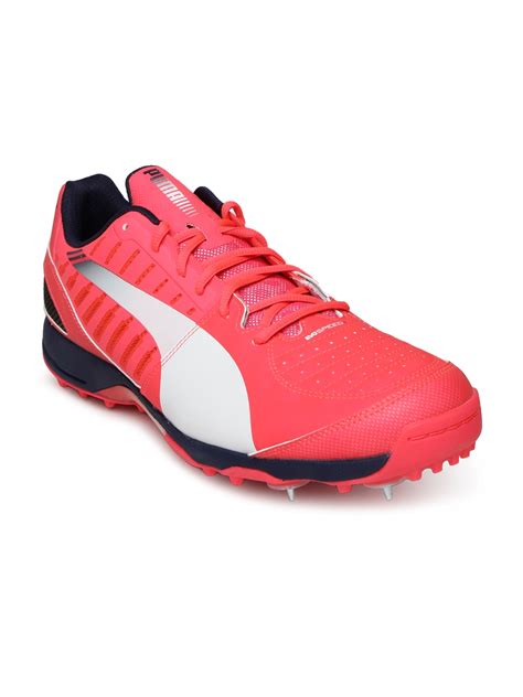 Buy Puma Men Neon Pink Evospeed 13 Cricket Shoes Sports Shoes For