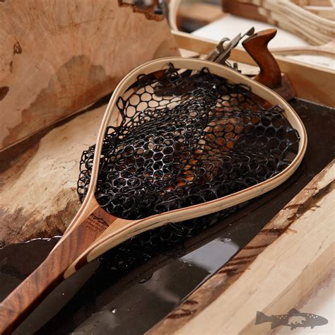 Classic Handcrafted Wood Landing Nets for Trout Fishing and Fly Fishing ...