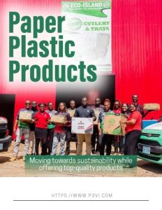 P3 Paper Plastic Products Johnston Ghut British Virgin Islands