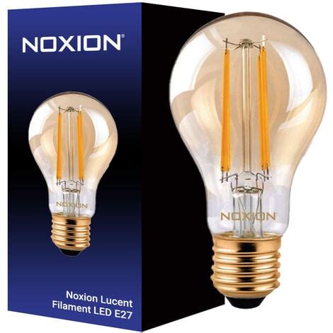 Noxion Lucent Filament Led E Poire Ambre W Lm Blanc Tr S