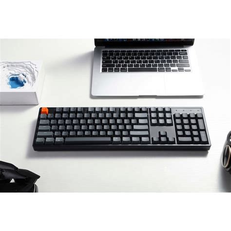 Keychron K10 Gaming Tastatur Schwarz Grau DE Layout Gateron G Pro