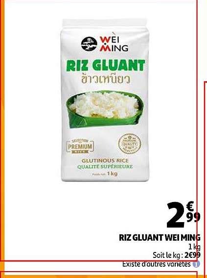 Promo Riz Gluant Wei Ming Chez Auchan Icatalogue Fr