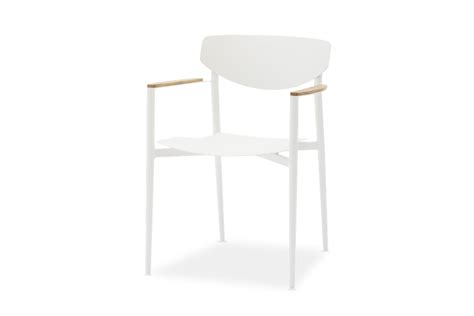 TIMO DINING CHAIR ALU SEAT WHITE 2 Postimages