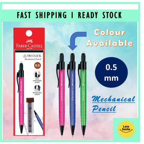 Faber Castell Tri Click Mechanical Pencil Mm Shopee Malaysia