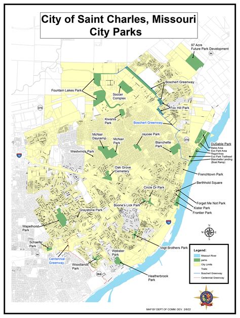 Parks Map - St. Charles Parks and Recreation
