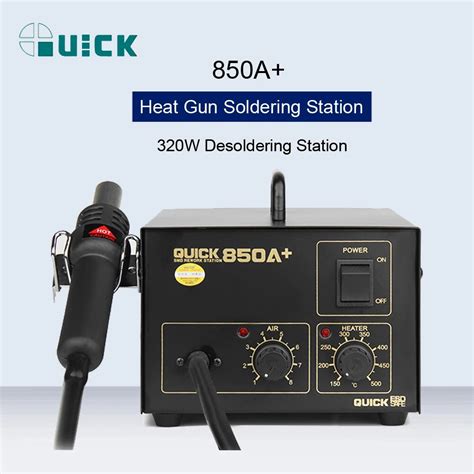 Quick A Heat Gun Soldering Station Air Pump Hot Air Gun Desoldering