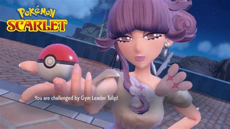 Pokemon Scarlet Episode 32 Alfornada Gym Leader Tulip YouTube