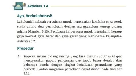 Kunci Jawaban Fisika Kelas Kurikulum Merdeka Aktivitas Halaman