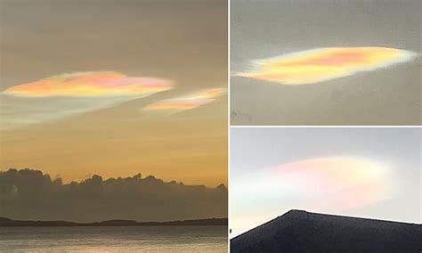 Rare Mother Of Pearl Clouds Appear In The Skies Over Scotland Daily