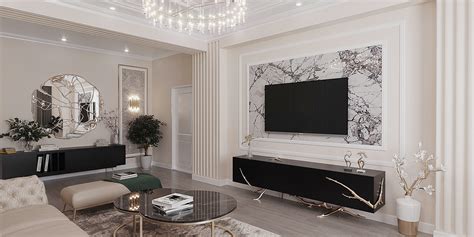 Neoclassical Living Room Behance