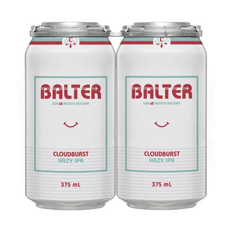 buy balter cloudburst hazy ipa  ml  pack coles