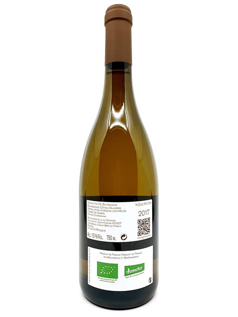 Côtes d Auxerre Domaine Goisot Corps de Garde Blanc 2020