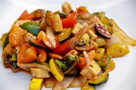 Tofu Veggie Stir Fry Vegan Gluten Free Vegetarian Gastronomy