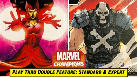 SCARLET WITCH First Play Double Feature Vs CROSSBONES Standard