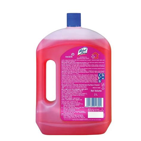 Lizol Disinfectant Surface Floor Cleaner Liquid Floral Liter