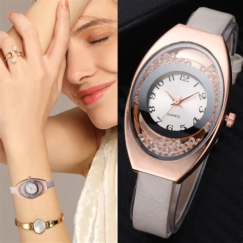 Leather Watches Women Luxury Top Brand Strap Dress Quartz Watch For