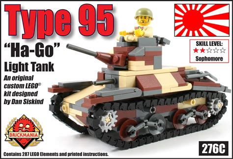 Type 95 Ha Go Light Tank Brickmania Toys