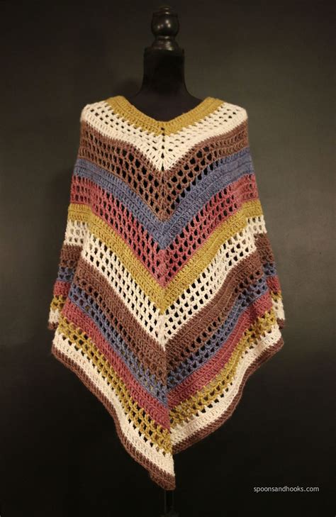 The Easiest Poncho Youll Ever Make Pattern By Nina Nicholson Crochet