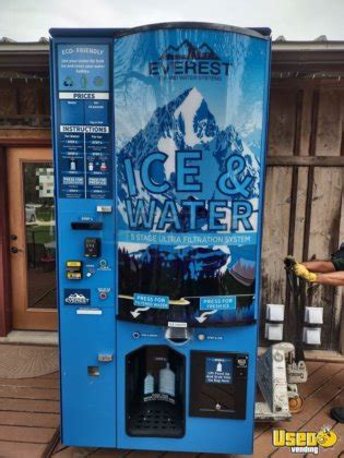 Everest Ice Vx Bagged Ice And Filtered Water Vending Machine In