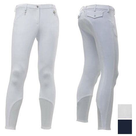 Pantaloni Equitazione Professional Da Donna In Tessuto Tecnico Con