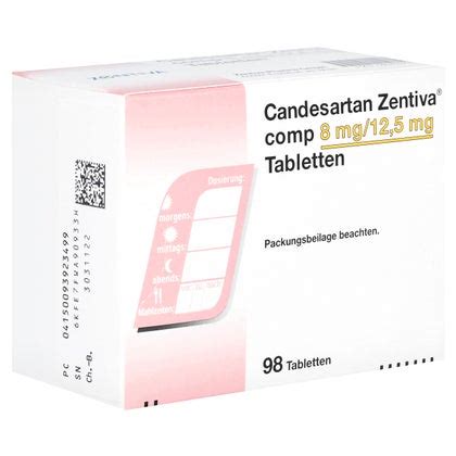 CANDESARTAN Zentiva Comp 8 Mg 12 5 Mg Tabletten 98 St 98 St Online