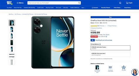 Get The Oneplus Nord N30 5g At The Lowest Ever Price On Best Buy Check