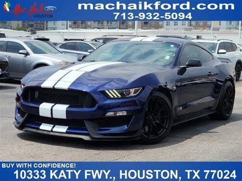 2018 Ford Mustang Shelby Gt350 14487 Miles Lightning Blue Metallic 2dr