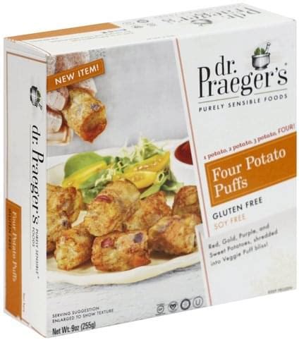 Dr Praegers Four Potato Puffs Oz Nutrition Information Innit