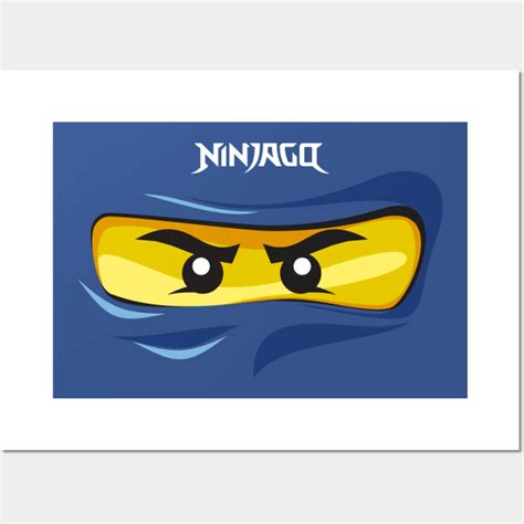 Ninjago Eyes Blue Ninja Jay Fanart Fanmade T Shirt Ninjago Posters