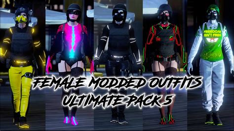 Ultimate Pack Female Modded Outfits Gta Online Ps Xbox One