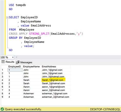 Sql Server String Functions Stringsplit Sql Server Portal