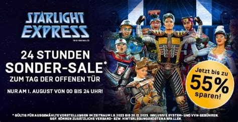 Musical Starlight Express Bochum 24 Std Sonder Sale Zb Pk1 Ab 69