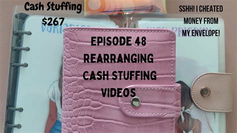 Cash Stuffing Envelopes 267 Rearranging Videos Asmr Low Income Variable And Sinking