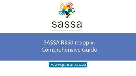 Sassa R350 Reapply Comprehensive Guide Jobcare