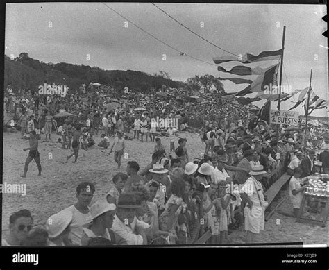 nsw surf life saving association championships caves beach stock