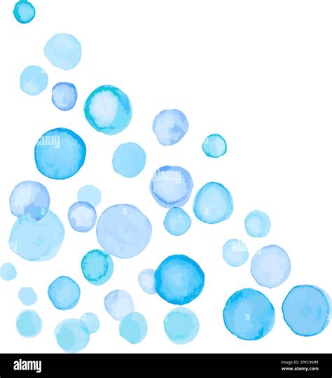 Blue Watercolor Bubbles Vector Illustration Stock Vector Image & Art ...