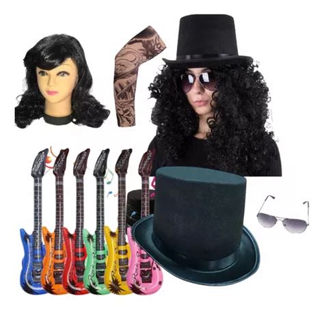 Disfraz Cosplay Rockero Slash Guns R M S Accesorios Cuotas Sin Inter S