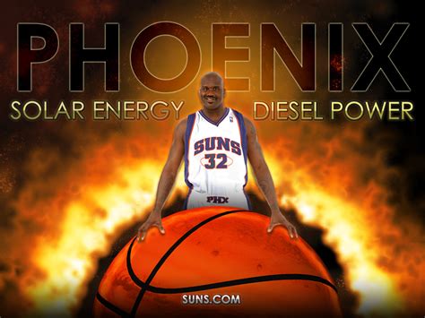 NBA Wallpapers: Shaq and Phoenix Suns