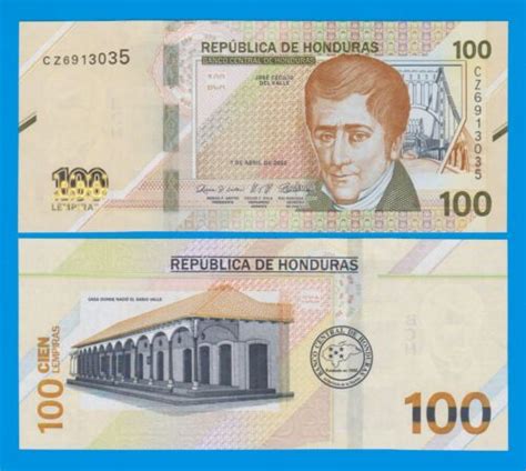 2024 Honduras 100 Lempiras P New 2024 2022 UNC New Design EBay