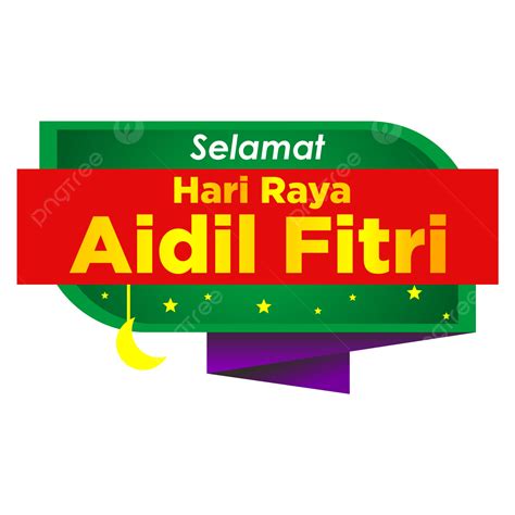 Selamat Hari Raya Aidil Fitri Aislado En Un Diseño Plano De Tablero