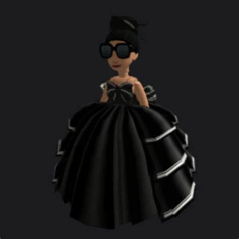 Roblox queen avatar | Roblox, Black gown, Met gala