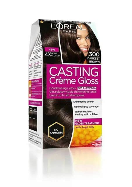 L Oreal Paris Casting Creme Gloss Hair Color Shade Loreal Darkest