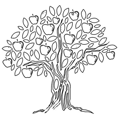 Download 273 Apple Tree Coloring Pages Png Pdf File