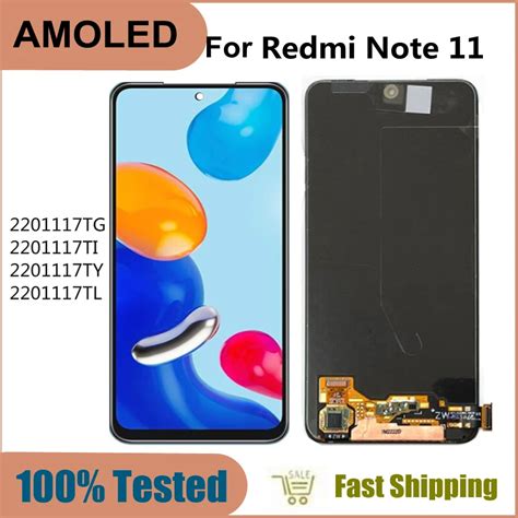 Pantalla LCD AMOLED De 6 43 Pulgadas Para Xiaomi Redmi Note 11